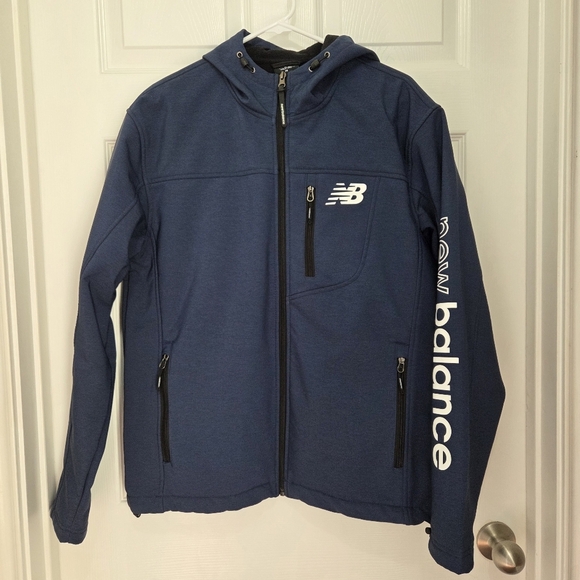 New Balance Other - New Balance Navy and White Men's Jacket size Medium Casual Fall Softshell
